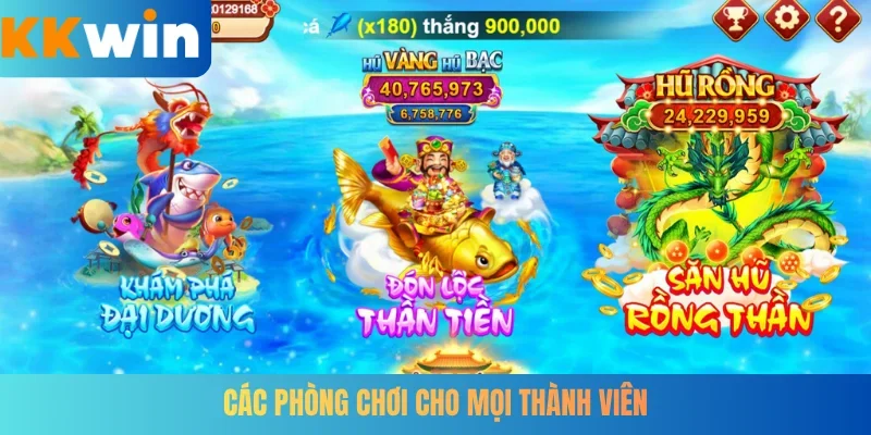 Các phòng chơi cho mọi thành viên