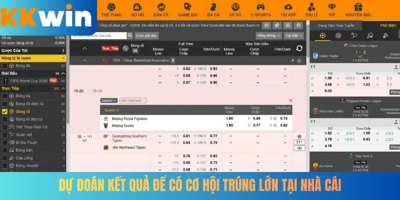 Dự đoán kết quả để có cơ hội trúng lớn tại nhà cái