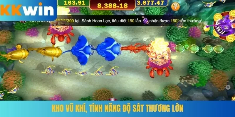 Kho vũ khí, tính năng độ sát thương lớn