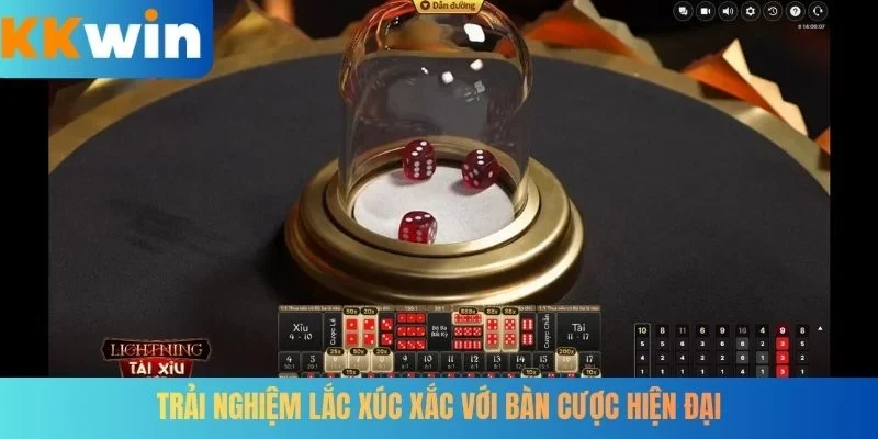 Trải nghiệm lắc xúc xắc với bàn cược hiện đại