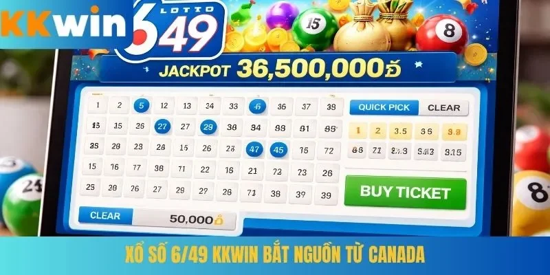 Xổ số 6/49 KKWIN bắt nguồn từ Canada